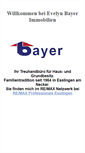 Mobile Screenshot of bayerimmobilienesslingen.de